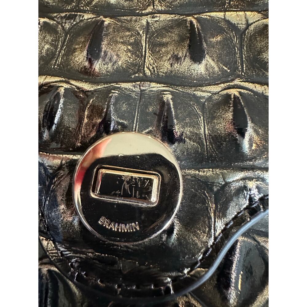 Brahmin Nerida Onyx Melbourne Genuine Leather Shoulder Bag - Picture 11 of 11